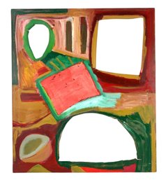 David Lester Blumer (Russian/Polish/American, 1935-2023) Abstract Oil On Canvas - #SW-8