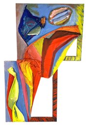 David Lester Blumer (Russian/Polish/American, 1935-2023) Abstract Oil On Canvas - #SW-8