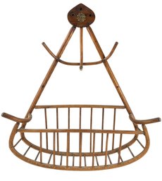 Vintage Bentwood Wall Mount Hat & Coat Rack - #FF