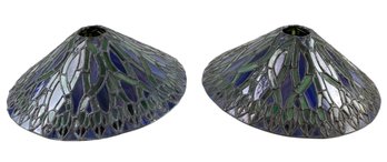 Tiffany Style Stained Glass Lamp Shades (Set Of 2) - #FS-4