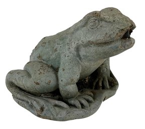 Concrete Garden Frog Fountain Statue - #S23-3