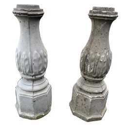 Concrete Bird Bath Pedestals (Set Of 2) - #BOB-1