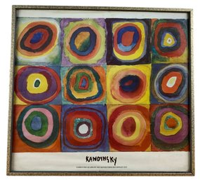 Color Study: Squares With Concentric Circles Framed Art Print By Wassily Kandinsky - #BR-4