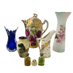 German Chocolate Pot, Schumann Arzberg Germany Vase, Poole Pottery & More - #S12-2