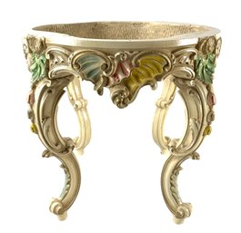 French Baroque Style Round Side Table - #BT