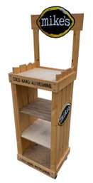 MIke's Hard Lemonade Wood Display Stand - #FF