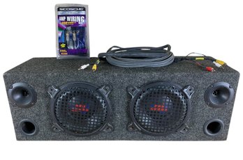 Optimus Speaker With Lanzar Vibe 220 Regulated Mosfet Power Amplifier - #BR