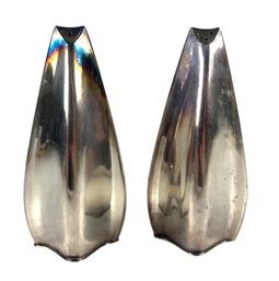 Mid-Century Modern ABSA Sterling Silver Salt & Pepper Shakers, Denmark - #JC-R