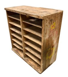 Antique Table Talk Pastry Wood Pie Display Case By Dunning Corp., Darien, Conn. - #BR