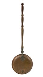 19th Century Copper & Brass Bed Warmer - #S14-F