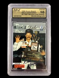 1996 Score Board Dale Earnhardt #5 1991 Winston Cup Champ GEM MINT 10 - #FS-6