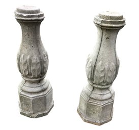 Concrete Bird Bath Pedestals (Set Of 2) - #BOB-3