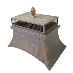 Outdoor Fireplace Copper Chimney With Pineapple Finial - #S19-2