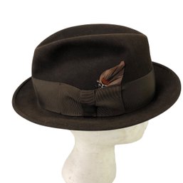 Stetson 3X Beaver Brown Fedora Hat - #S3-2