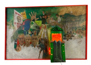 E. Stephen Perry (American Illustrator, 1932-2019) Signed Mixed Media On Board - #LBW-W