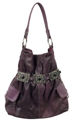 Kathy Van Zeeland Faux Leather Satchel - #S14-4
