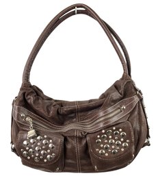 Kathy Van Zeeland Brown Vegan Leather Handbag - #S19-3