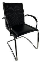 ERG International Black Chrome Office Chair - #BR