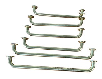 Collection Of Gold-Tone Hand Rails (Set Of 6) - #S17-3