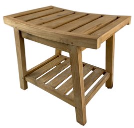 Teak Wood Shower / Spa Bench - #FF