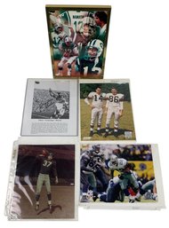 NFL Football Photos & Prints: Autographed Joe Namath / Elroy Crazylegs Hirsch & More - #S8-3