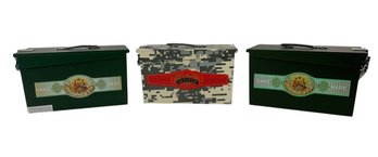 Military-Style Ammo Box Cigar Humidors (Set Of 3) - #S13-1