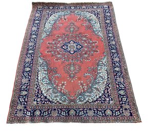 Vintage Persian Sarouk Wool Area Rug - #SW-3