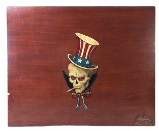 Handcrafted Wood Tabletop, Signed Frank Savastano - #SW-7