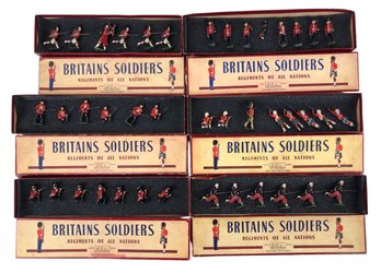 Britains Regiments Of All Nations Lead Toy Soldiers, Made In England - #S2-3