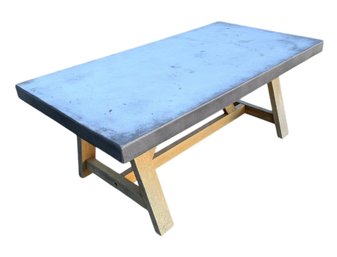 Outdoor Patio Concrete Coffee Table - #FF