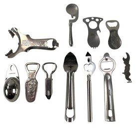 Vintage Pewter & Stainless Steel Bottle Openers, Jar Opener & More - #S9-4