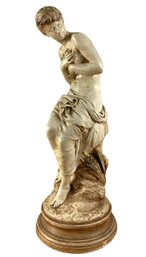 Marwal Industries Inc. Chalkware Neoclassical Statue (AFTER) Mathurin Moreau - #S11-6
