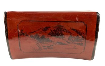 Chinese Lacquered Opium Bed Pillow - #S13-2