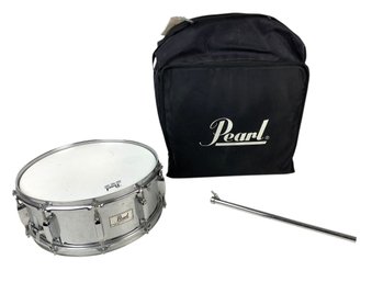 Pearl 14.5-Inch Snare Drum, Practice Pad & Backpack Carry Case - #S1-5