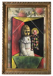 Modernist Oil On Canvas Painting, Signed Alan Gold - #SW-5