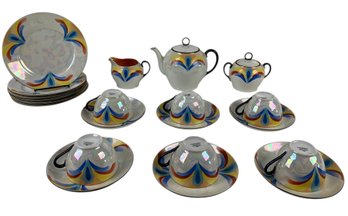 Victoria China Czechoslovakia Lustreware Tea Set - #S15-3