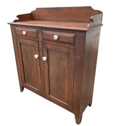 Antique Wood Jelly Cabinet - #BR