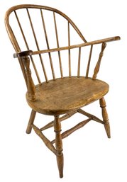 Antique R.A. Fife Corporation Oak Windsor Chair - #FF