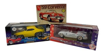 AMT '59 Corvette Model Kit, 1953 World Series Edition Die Cast Corvette & Die Cast '69 Camaro - #S15-2