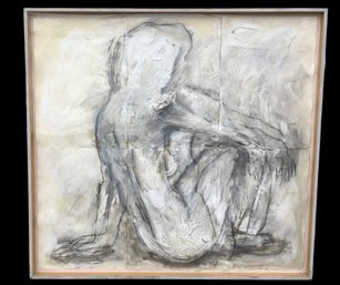 Large Scale Untitled Abstract Mixed Media, Nino Longobardi (Italian, B. 1953) - #SR