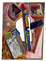 David Lester Blumer (Russian/Polish/American, 1935-2023) Abstract Oil On Canvas - #2