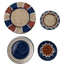 Alcobaca Portugal Pottery 15-Piece Dinner Set - #S14-2