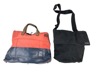 Jack Spade Warren Street Wax Dip Canvas Satchel & Jack Spade Greene Street Bag - #S18-2