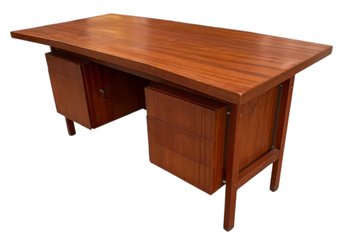 Mid-Century Executive Desk - #BR