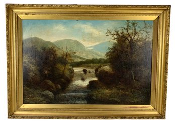 Roberto Angelo Kittermaster Marshall (Britain, 1849-1926) Signed Oil Painting - #SW7