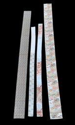 Japanese Silk Brocade Kimono Obi Sashes (Set Of 4) - #S22-5