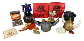 Vintage Rabbit Pull Toy, Halloween Blow Mold Jack-O-Lantern Bucket & More - #S1-5