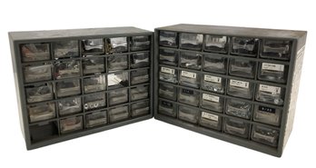 Work Shops 25-Drawer Hardware Organizers With Contents - #S10-3