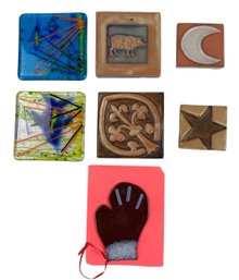 Moravian Pottery And Tile Works Artisan Tiles, Bucks County, PA & Fused Art Glass - #S14-3