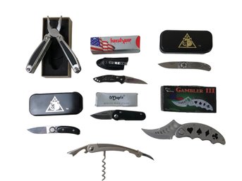 Paul Pocket Knife By Lone Wolf Knives, Kershaw 1615 Frank Centofante Ken Onion & More - #S11-5